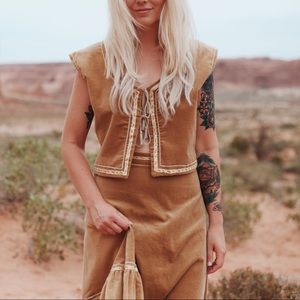 1970s skirt and vest set